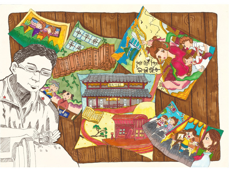 嘉兴市南湖区南湖创业新宝gg602班 张怡婷《镜头下的故事》.jpg